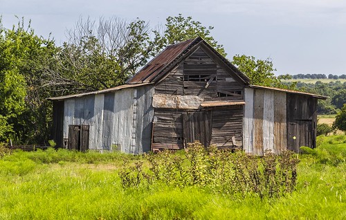 old texture abandoned oklahoma barn rust