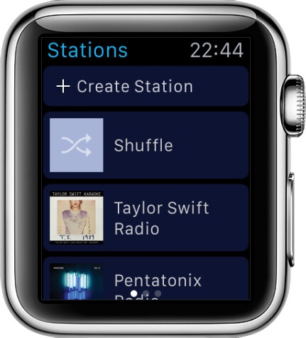 Pandora Radio on Apple Watch