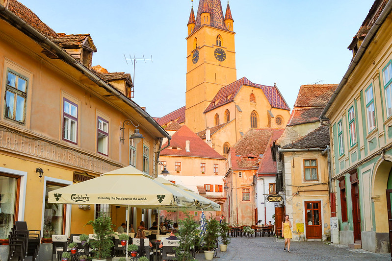 Pictures from Romania: a description of Sibiu, German Hermannstadt