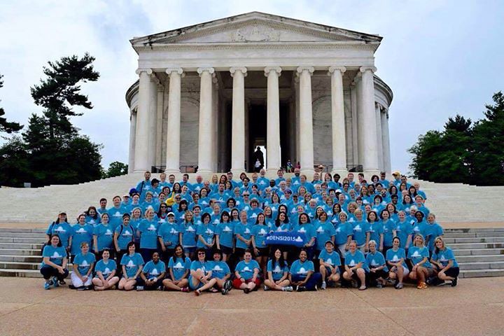 Tagged! DENSI2015 group photo at the Jefferson Memorial on Monday. A wonderful group of people. #DENfamily #DENSI2015