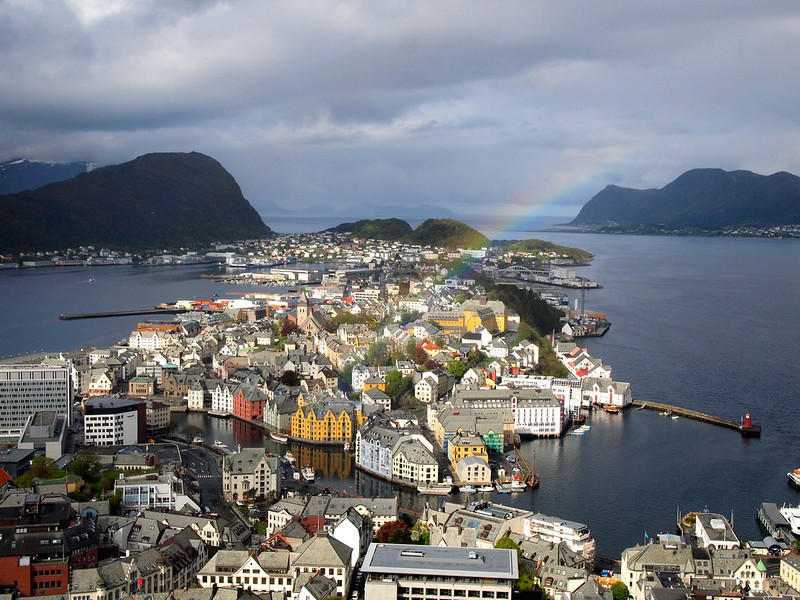 View of Alesund from the Aksla Viewpoint