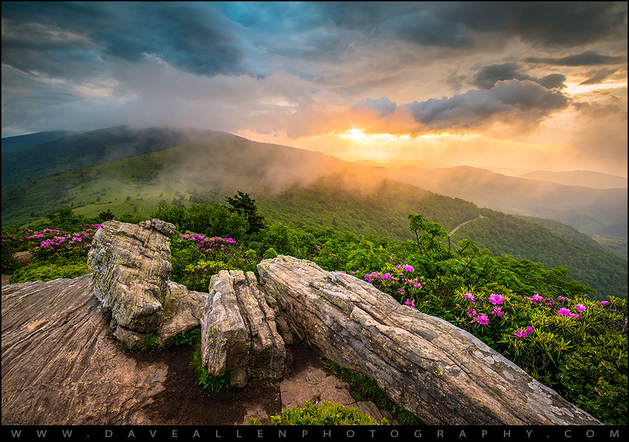 Tennessee Appalachian Mountains Sunset Scenic Landscape Ph