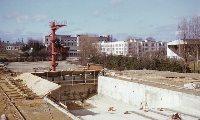 Construction of Empire Pool