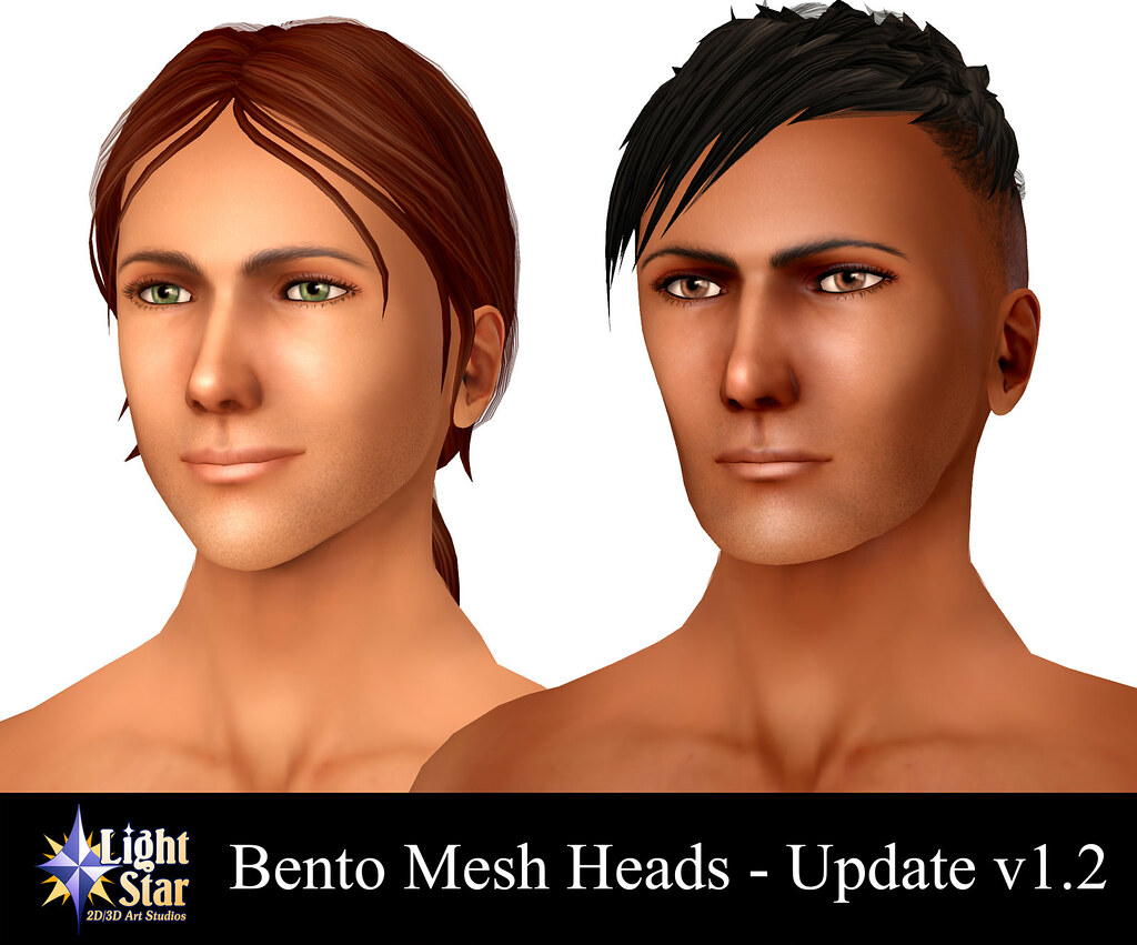 Mesh Heads: Robin & Apollo Update v1.2 - SecondLifeHub.com