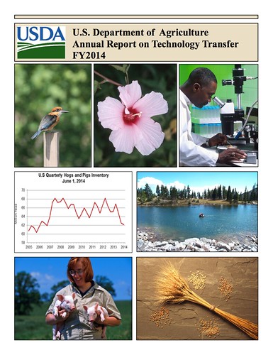 USDA FY14 Annual Report on Technology Transfer screen grab