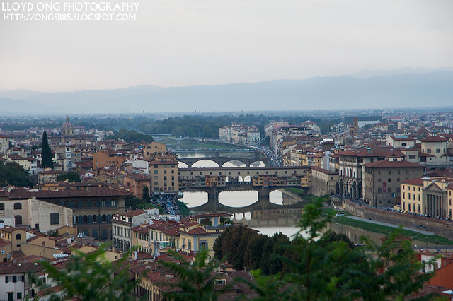 Ponte from Piazzale Michelangelo