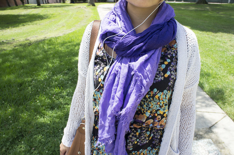 Girl in the Purple Scarf