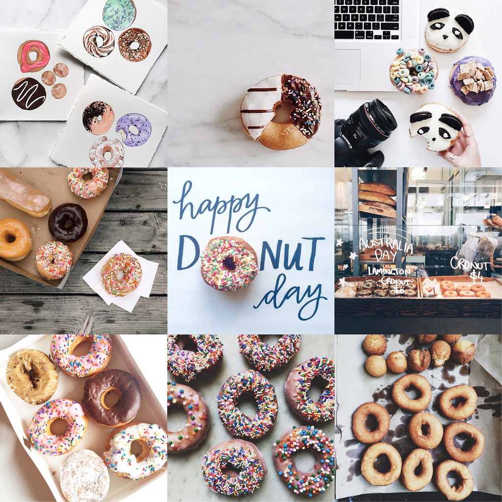 instagram photography of donuts for national donut day - LFB