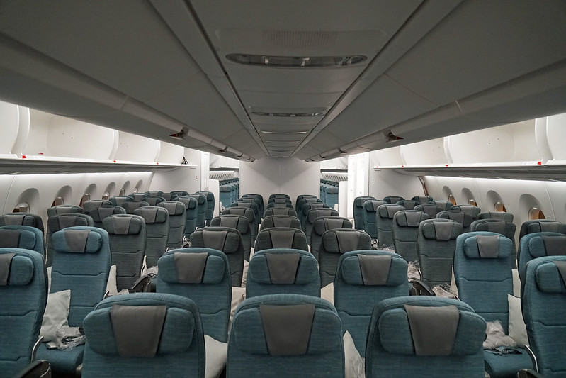 Cathay Pacific Economy Class Cabin