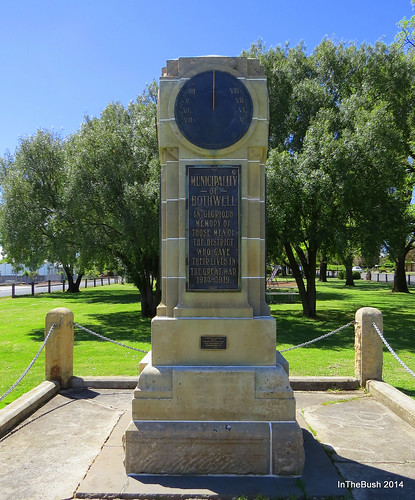 park clock memorial tasmania warmemorial bothwell