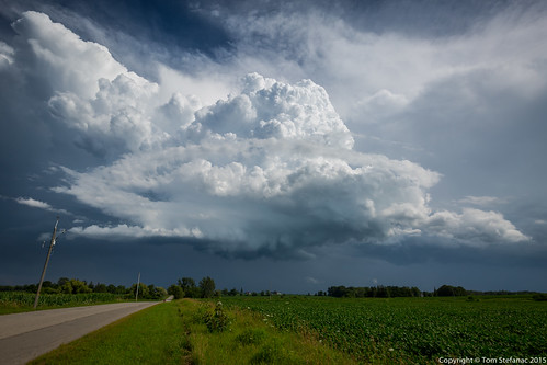 summer ontario canada storm weather clouds thunderstorm convection southernontario ingersoll stormchase