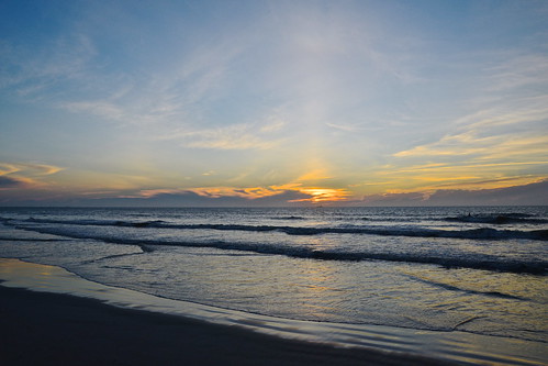 ocean morning summer vacation sky sun beach water clouds sunrise coast early surf waves florida atlantic shore cocoa 2015