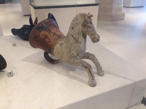 Medieval horse cup, Petit Palais, Paris, France