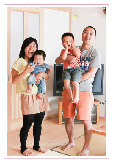 新築住宅写真　愛知県蒲郡市　住まい工房整建（愛知県新城市）家族写真　子供・赤ちゃん写真　出張撮影