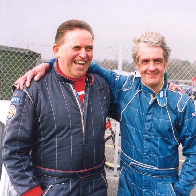 How many Alfa races have they done between them? Happy looking Ray Foley and Andy Inman.