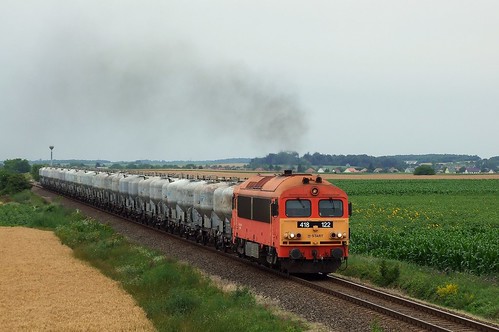 rail freight máv vonat tehervonat vasút pielstick mozdony csörgő 418122 m412122