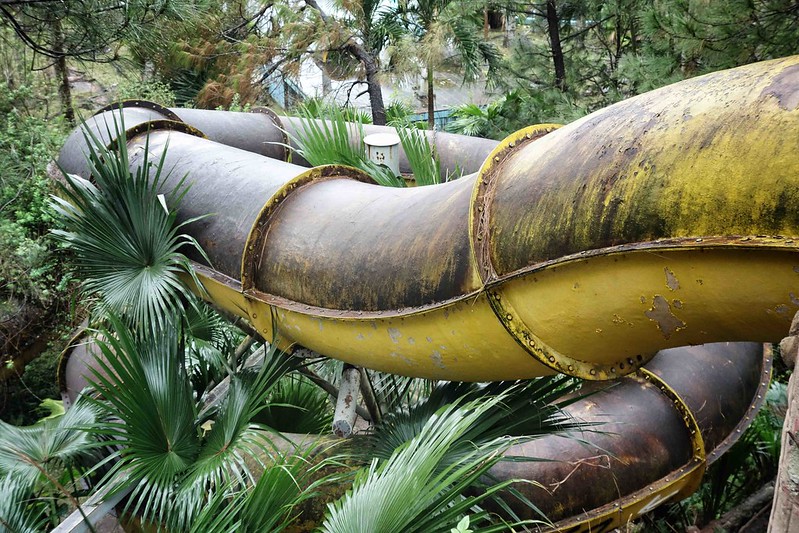 Hue - Ho Thuy Tien - Abandoned Water Park - Slides 3