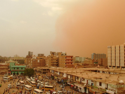 sandstorm khartoum sudan storm nature city speed tstorm africa sand wind aerial view