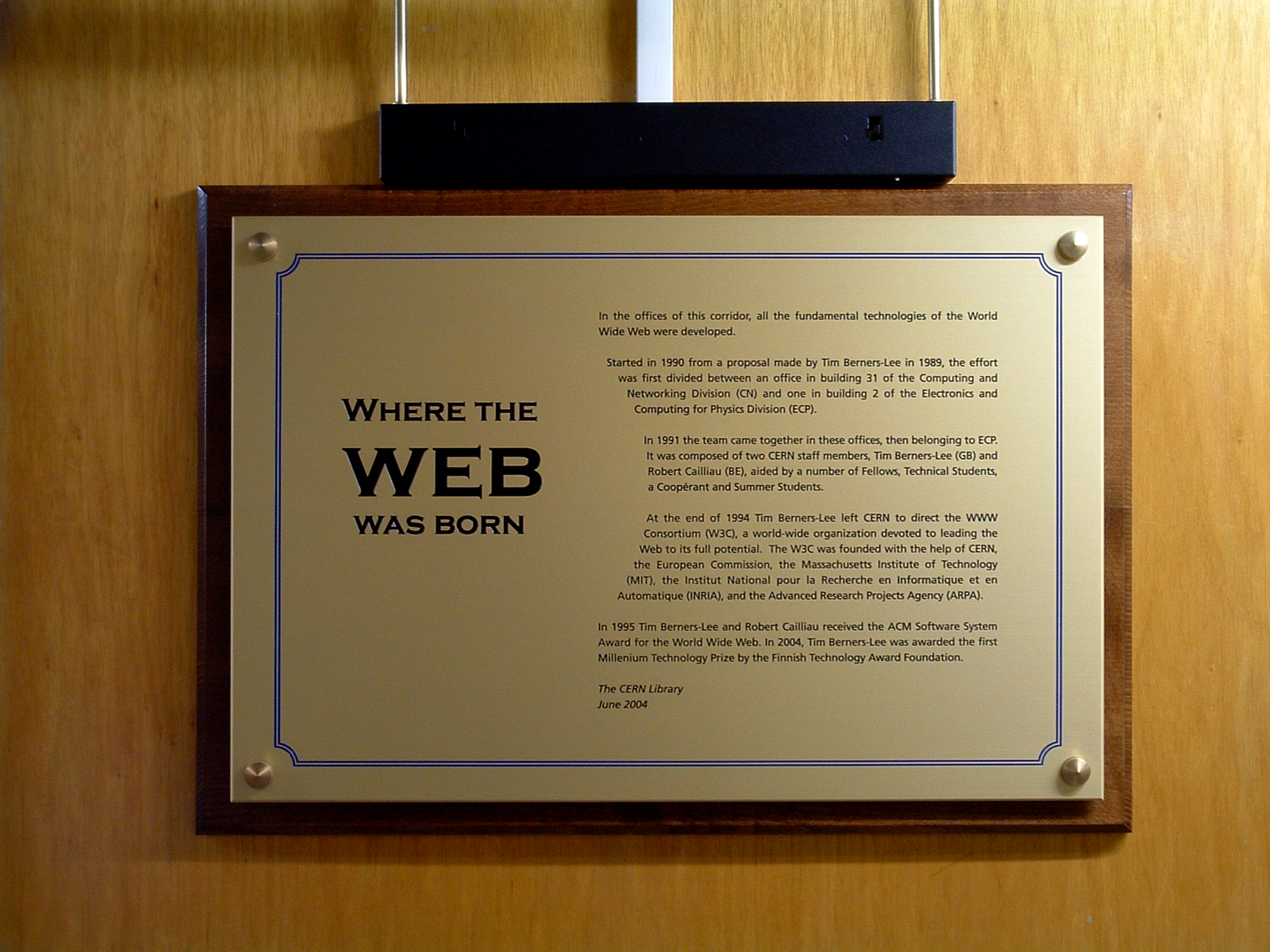 Where the web was born
