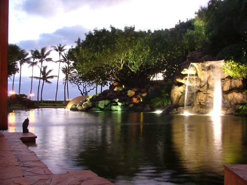 vacation dinner landscape outside hawaii maui