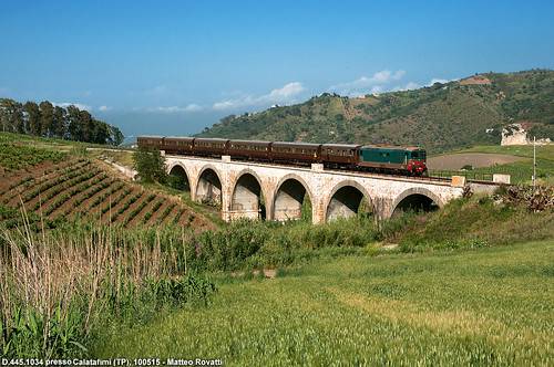 italy train italia trains sicily treno sicilia segesta trenitalia tempio historictrain d445 calatafimi trenostorico fondazionefs d445storica d4451034