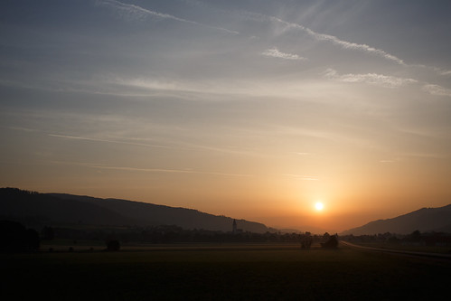 morning sky sun field fog clouds sunrise canon austria glow village styria nightbreak 1740l 5d3