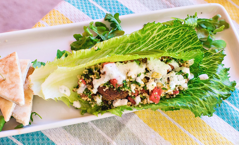 falafel tabbouleh lettuce wrap #ChooseSmart
