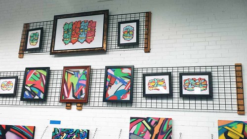Chicago's Best Abstract Muralists Show at The Frame Shop