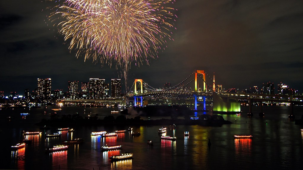 Tokyo Bay Grand Fireworks at Odaiba