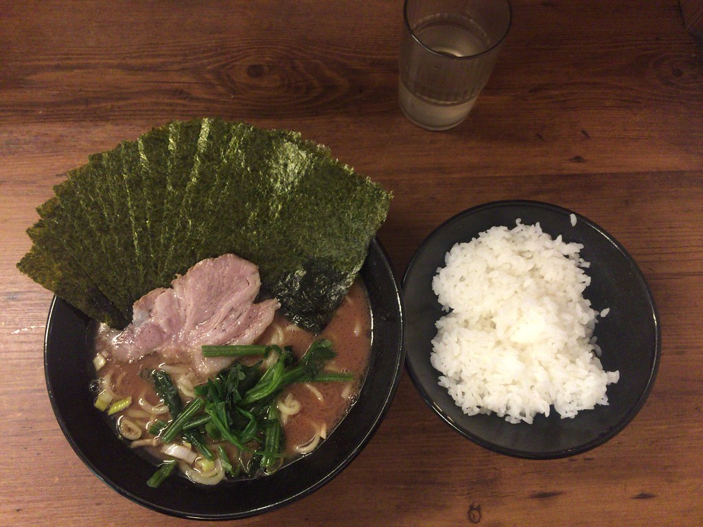 Ramen and rice at Budoka, Kichijoji