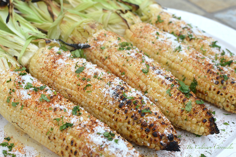 Elote {Grilled Mexican Style Street Corn}