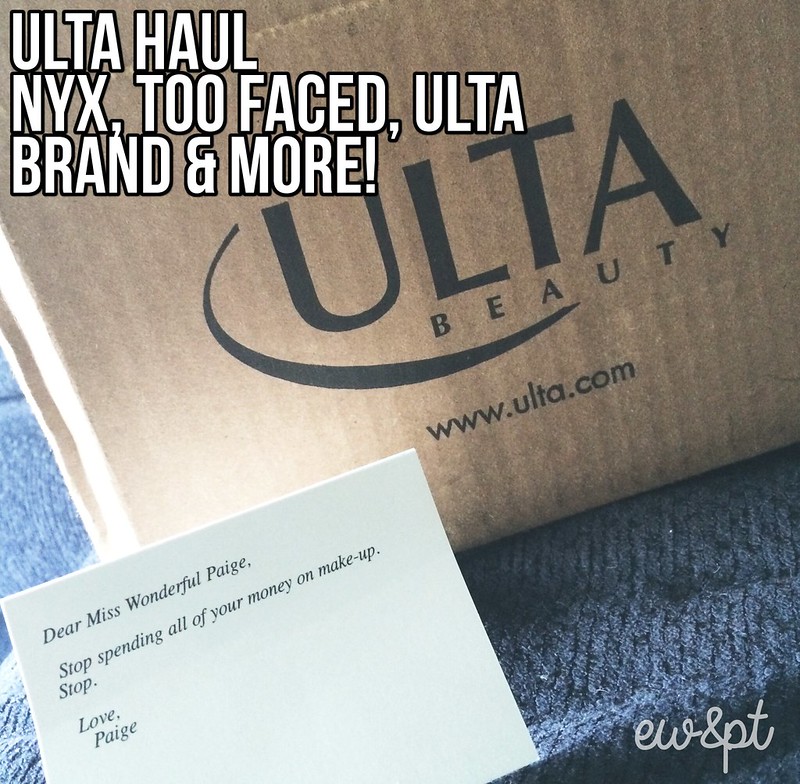 ULTA HAUL: TooFaced, Nyx, Ulta Brand & More! img_src