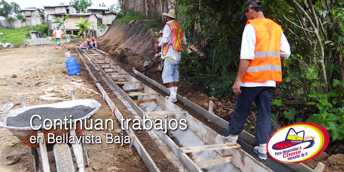 ContinÃºan trabajos en Bellavista Baja