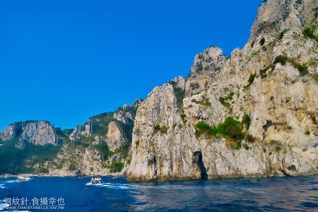 Boat trip to Grotta Azzurra (Blue Grotto), Capri, Italy