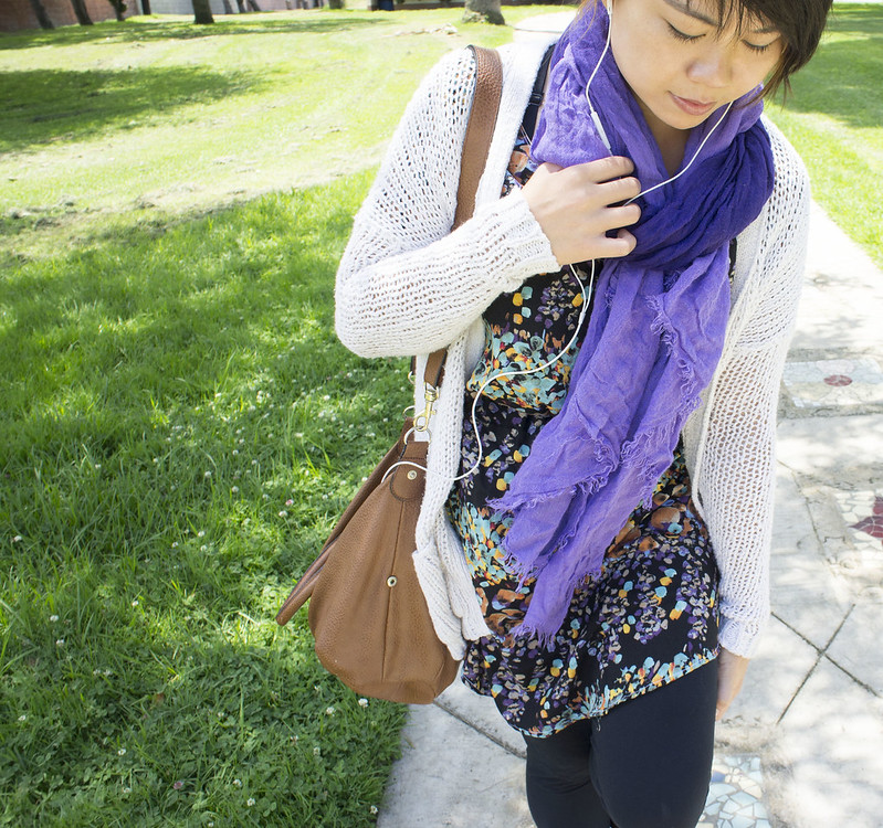 Girl in the Purple Scarf