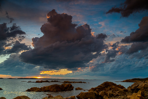 ocean sunset storm newfoundland island evening twilight nikon harbour atlantic wade lightning fogo thunder tamron2875