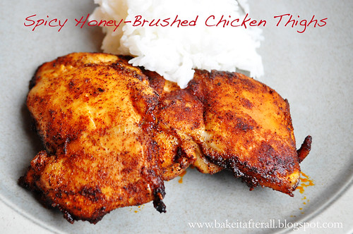 Spicy Honey Brushed Chicken Thighs (MSPI) | You're Gonna ...