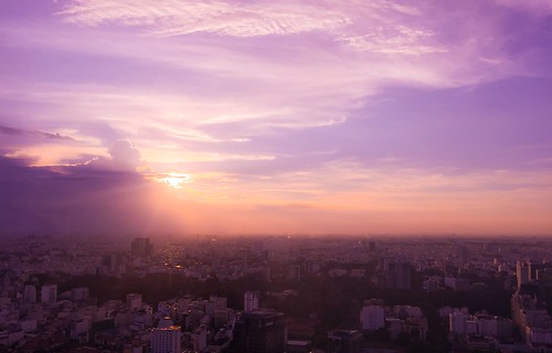city sunset landscape mood skies vietnam amateur saigon nguyenhue bitexco iphone6 saigonskydeck