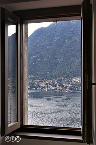 Out of the window in Pognana, Lake Como