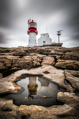 longexposure travel red sky lighthouse motion water weather norway clouds contrast reflections landscape geotagged photography photo rocks europe no sony fullframe onsale ultrawide a7 lindesnes bythesea vestagder sonya7 sonyfe1635