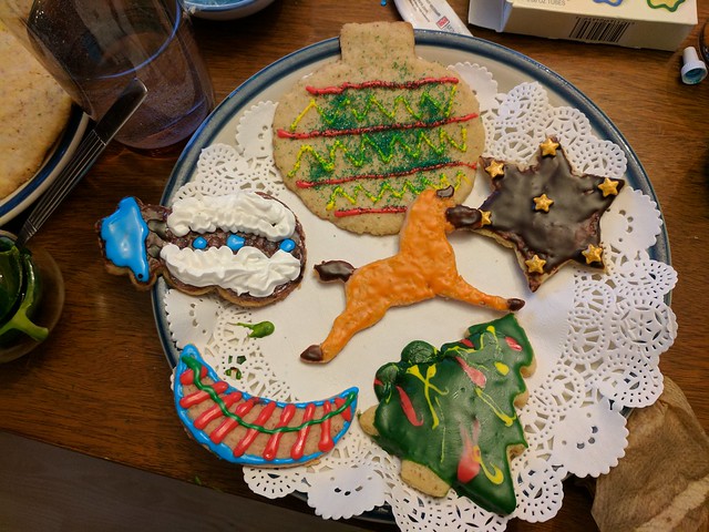 Christmas cookie decorating party