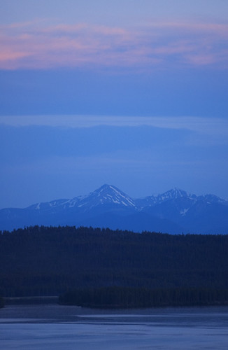 scenic landscape rocky mountains twilight