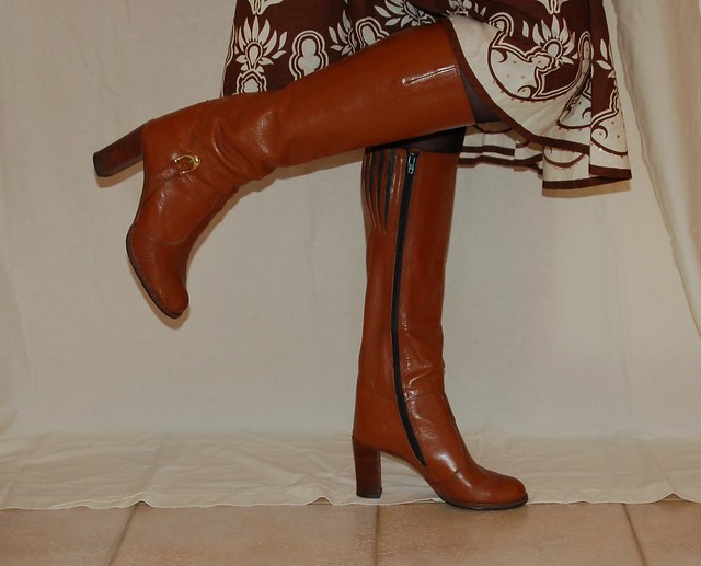 70s Vintage knee Boots 4 | Flickr - Photo Sharing!