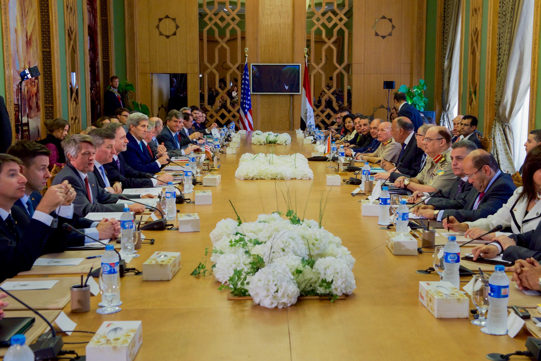 Secretary Kerry and U.S. Delegation Meet With Egyptian Counterparts At Outset of Strategic Dialogue Between Two Countries in Cairo