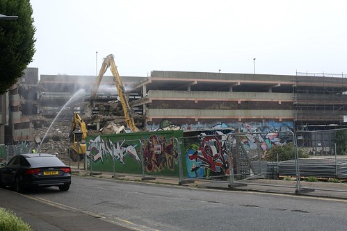 The demolition of Burlington House, Dover