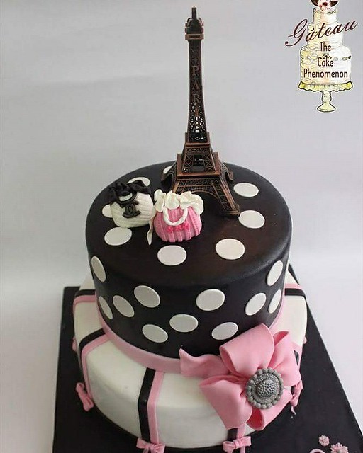 Paris Themed Cake by Faiza Sherjeel of Gateau: The Cake Phenomenon