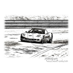 Corvette #cardrawing #Pencildrawing by www.autozeichnungen.net