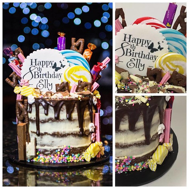 Chocolate Drip Cake by CJ Sweet Treats