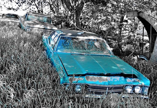 blue abandoned car rural truck illinois rust mercury decay farm ruraldecay selectivecolor abandonedfarm sliderssunday illinoisabandonment