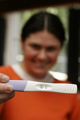 positive pregnancy test result 